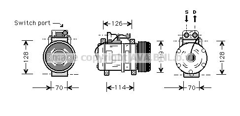 AVA QUALITY COOLING kompresorius, oro kondicionierius MSK273